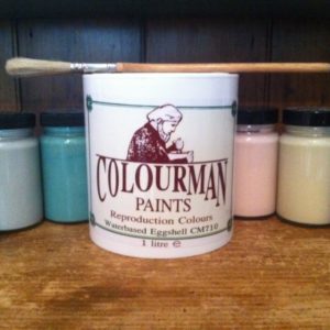 1 Litre Colourman water Based Eggshell Paint